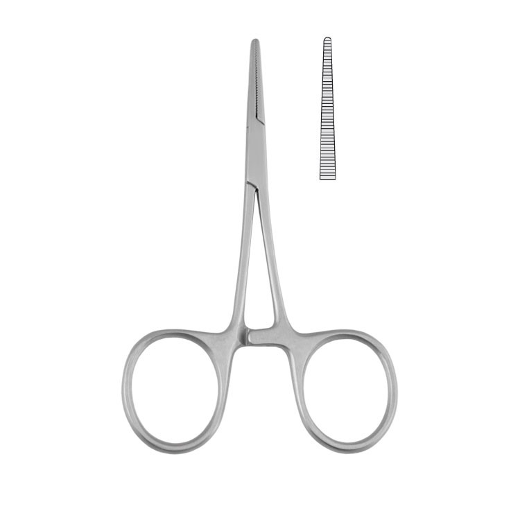Forceps artery Hartmann straight 100mm