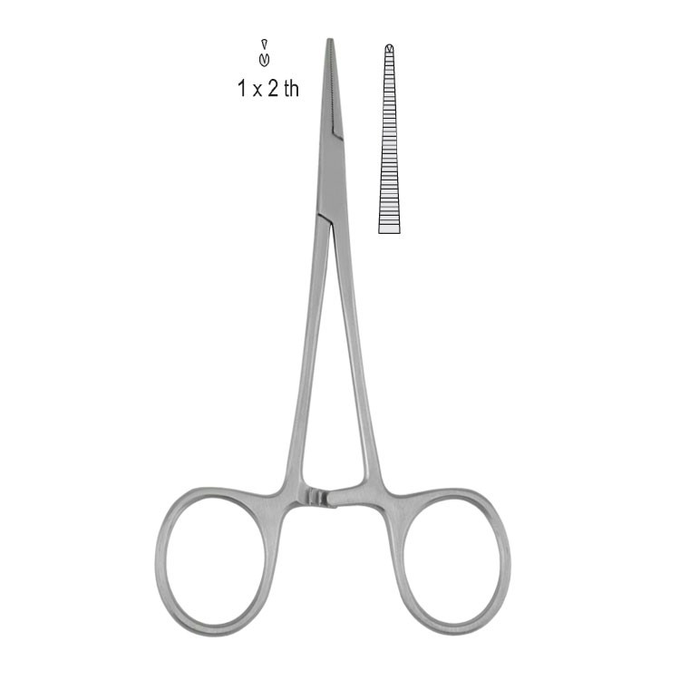 Forceps artery Micro Halsted Mosquito 1x2th straight 125mm