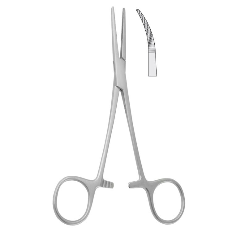 Forceps artery Kelly curved 145mm
