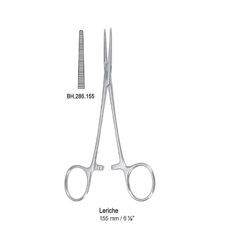 Forceps artery Leriche straight 155mm