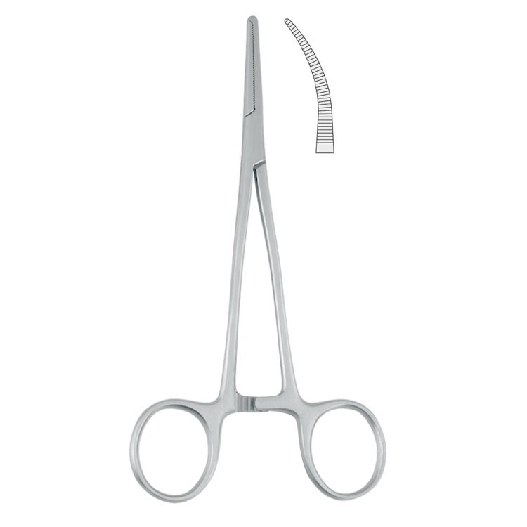 Forceps artery Christophe curved 160mm