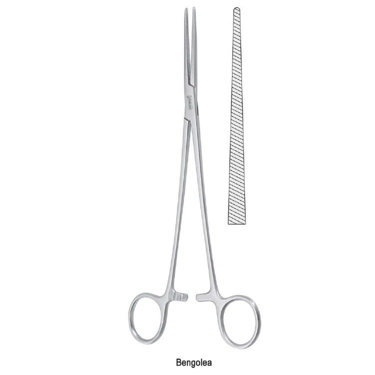 Forceps artery Bengolea straight 215mm