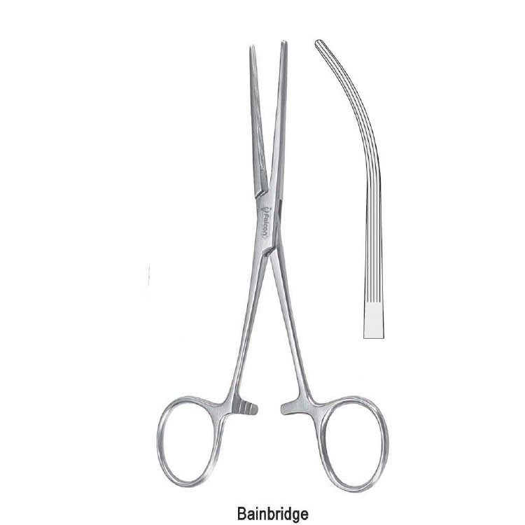 Forceps artery Bainbridge curved 155mm