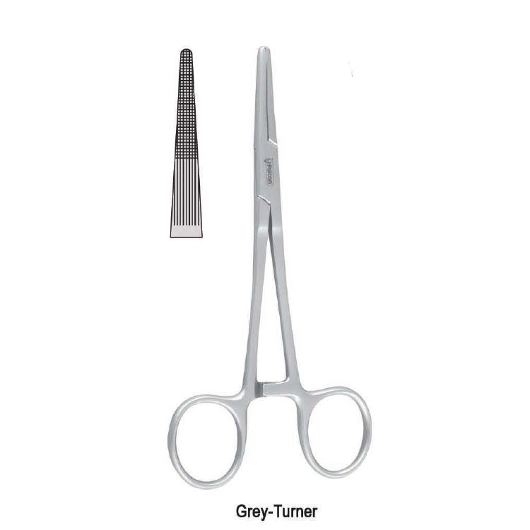 Forceps artery Grey-Turner straight 180mm