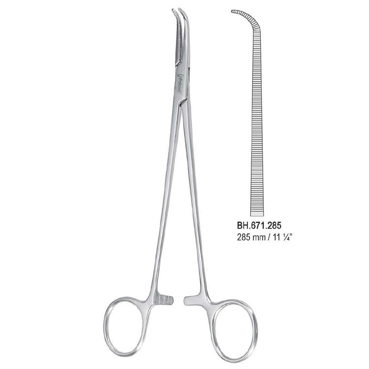 Forceps dissecting and ligature Gemini curved 285mm
