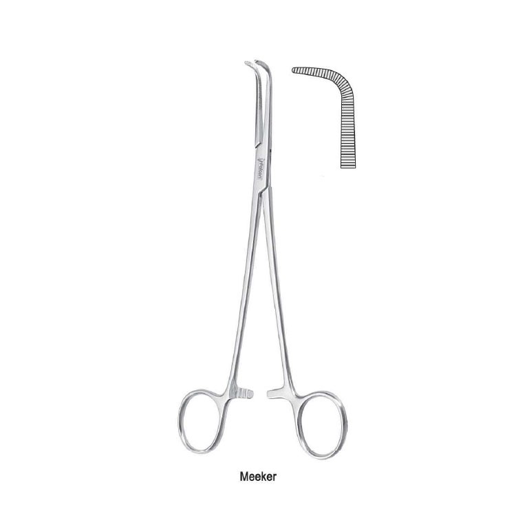 Forceps dissecting and ligature Meeker 90d 180mm