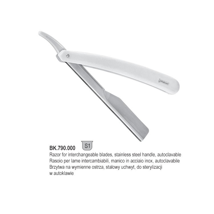 Safety razor with metal handle