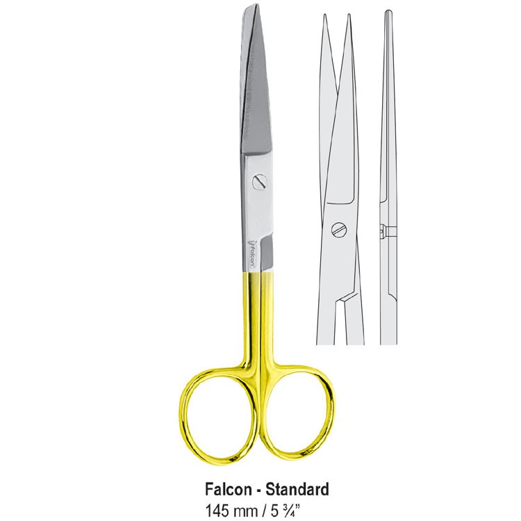 Falcon-Cut Scissors left handed Falcon-Standard shl/sh straight 145mm