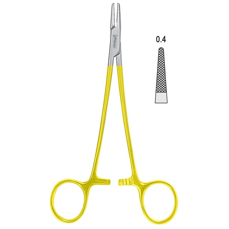 Falcon-Grip Needle holder left handed Crile-Wood 150mm TC