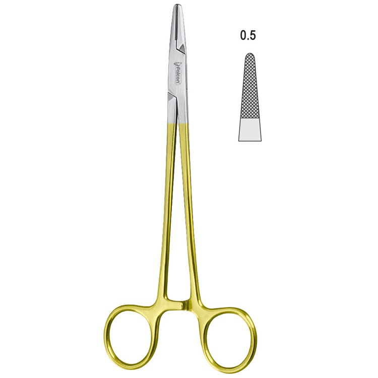 Falcon-Grip Needle holder left handed Mayo-Hegar 160mm TC