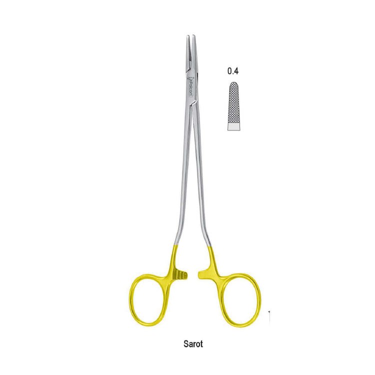 Falcon-Grip Needle holder Sarot 200mm TC