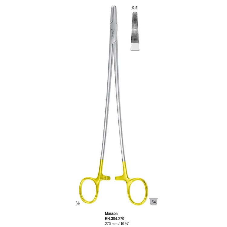 Falcon-Grip Needle holder Masson 270mm