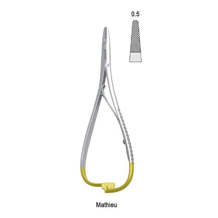 Falcon-Grip Needle holder Mathieu Standard 170mm TC