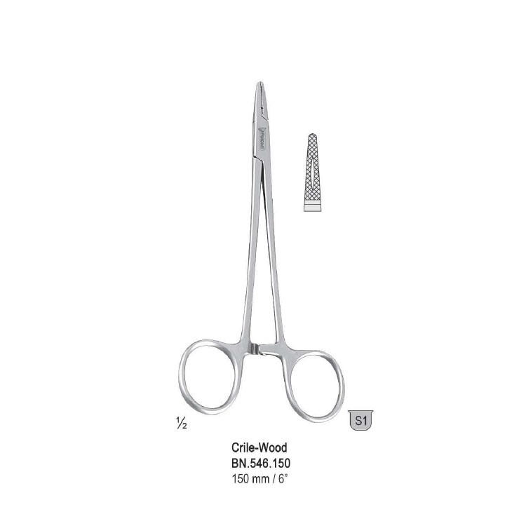 Needle holder Crile-Wood 150mm