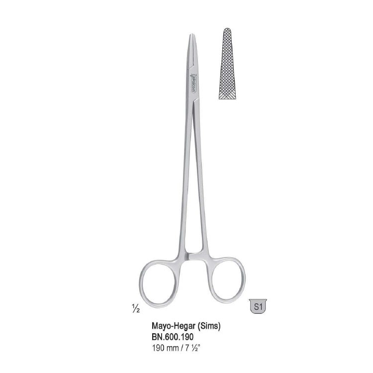 Needle holder Mayo-Hegar (Sims) 190mm