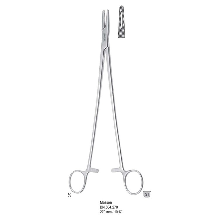 Needle holder Masson 270mm