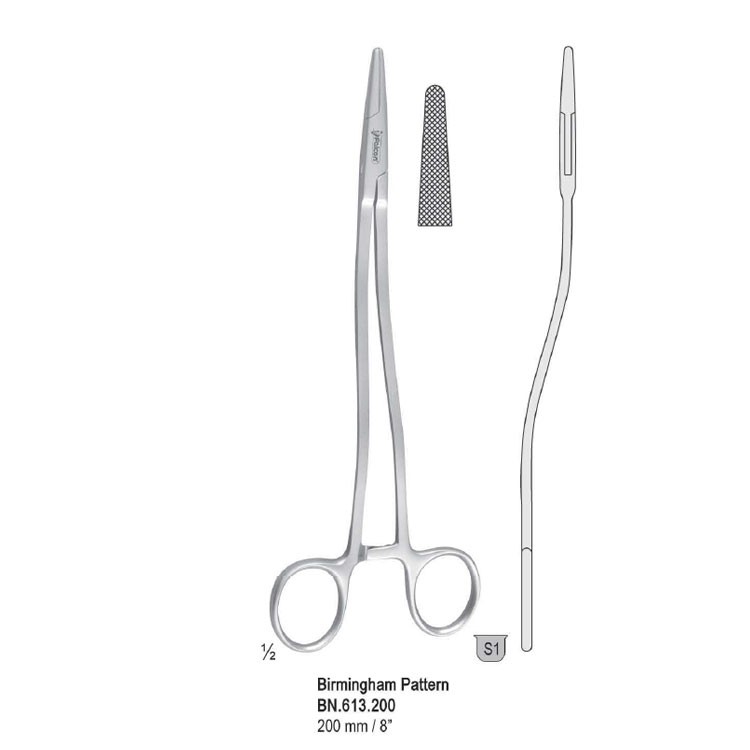 Needle holder Birmingham Pattern S-Shape 200mm