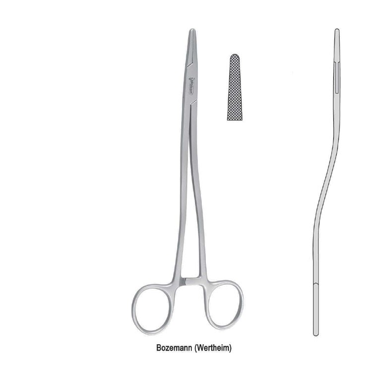 Needle holder Bozemann (Wertheim) S-Shape 240mm