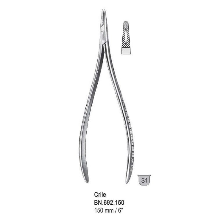 Needle holder Crile 150mm