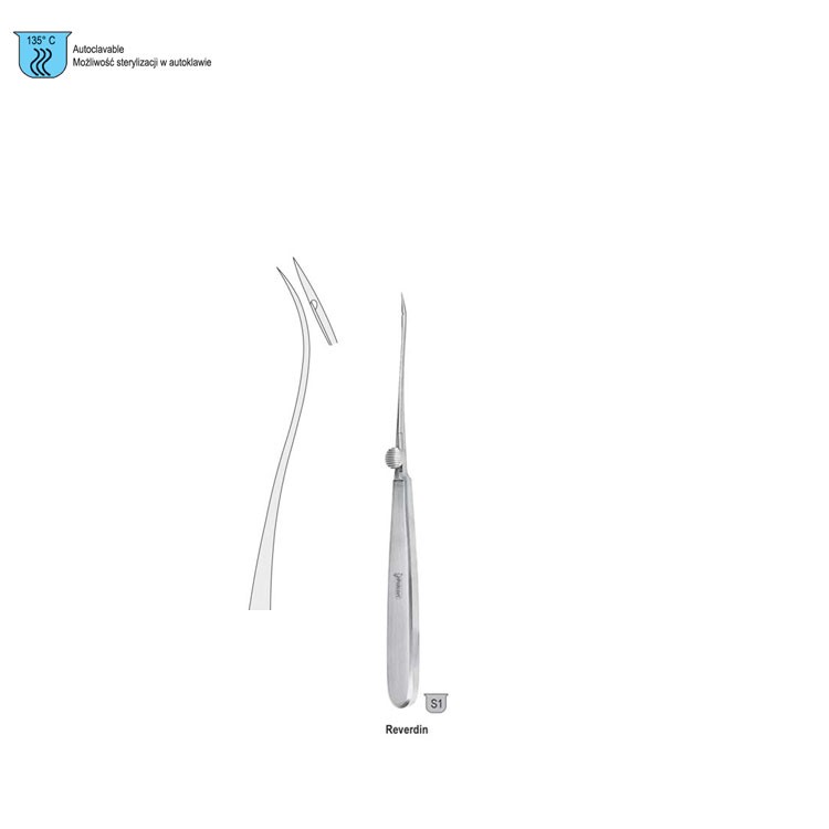 Needle ligature Reverdin 195mm fig. 2