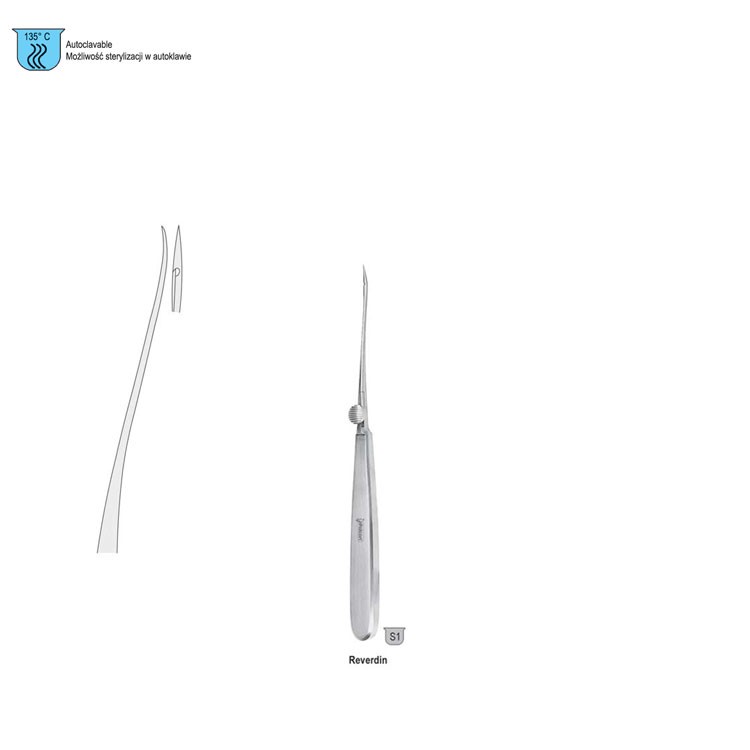 Needle ligature Reverdin 230mm fig. 1