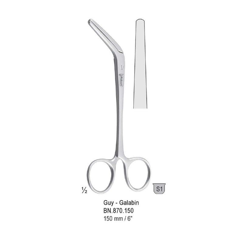 Forceps suture holding Guy-Galabin 150mm