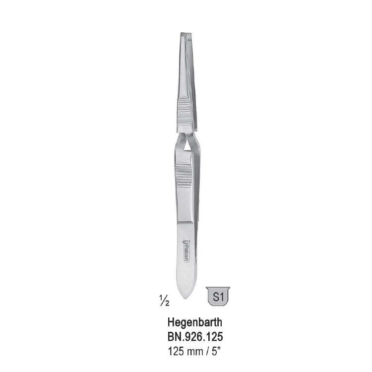 Forceps suture clip applying Hegenbarth x-action 125mm