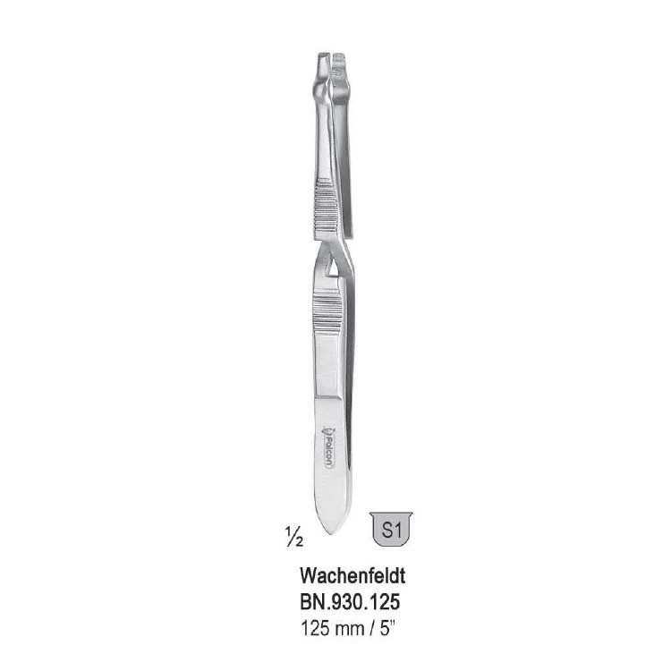 Forceps suture clip applying Wachenfeldt x-action 125mm