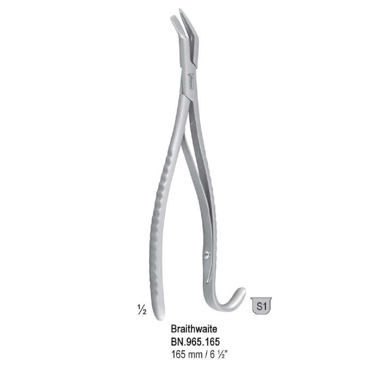 Forceps Suture clip removing Braithwaite 165mm