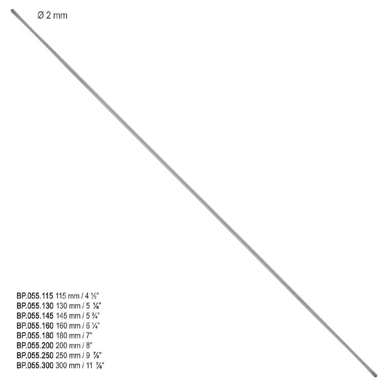Probe double ended Ø 2mm/200mm