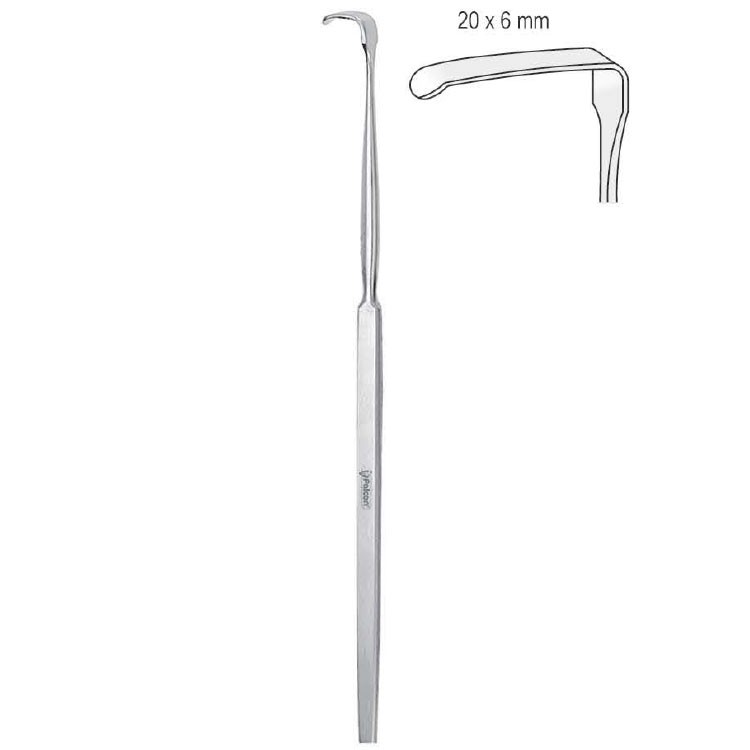 Retractor Senn-Green 20x6mm, 150mm