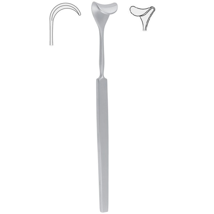 Retractor Desmarres 8mm, 130mm 