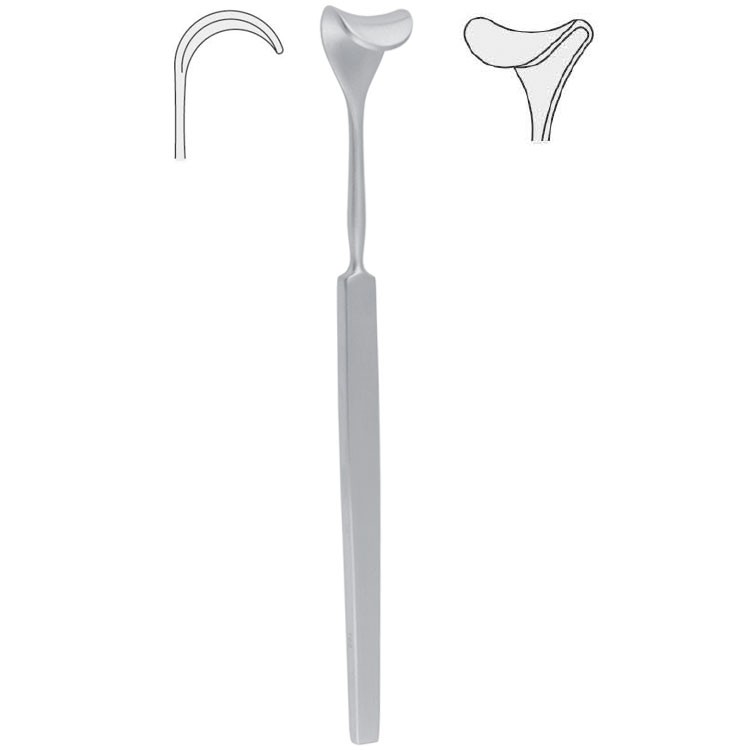Retractor Desmarres 12mm, 130mm 