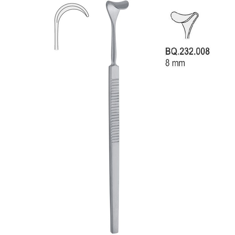 Retractor Desmarres 8mm, 160mm 