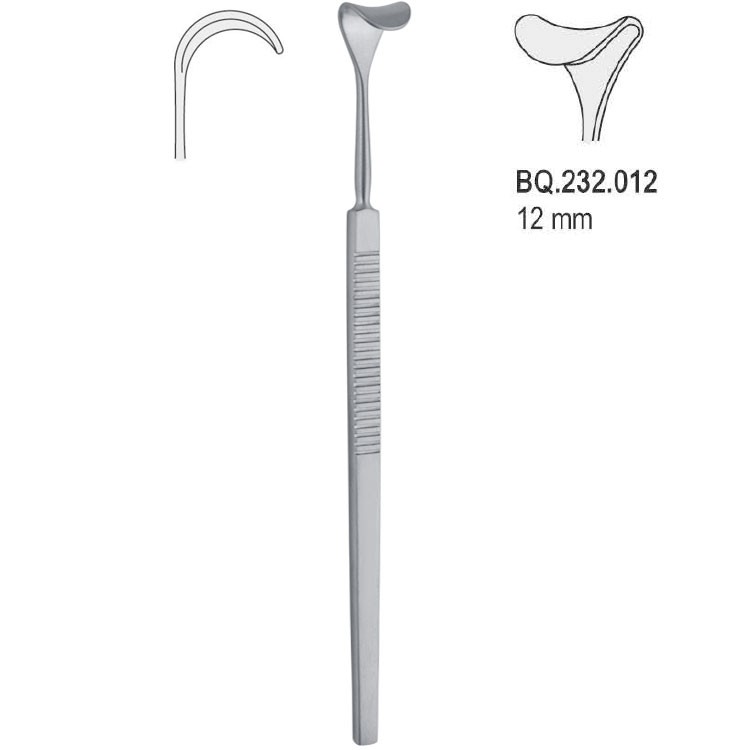 Retractor Desmarres 12mm, 160mm 
