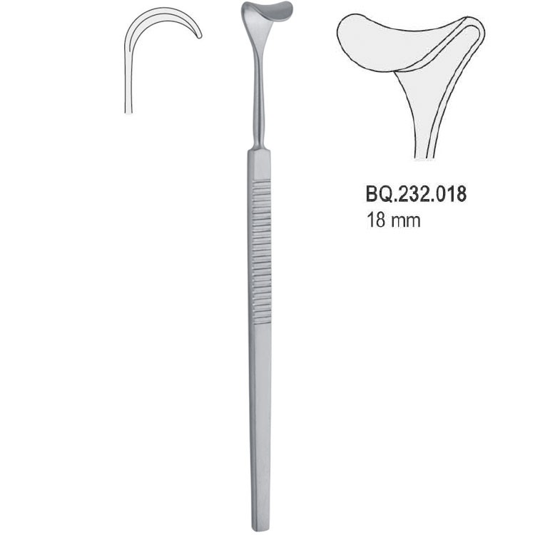 Retractor Desmarres 18mm, 160mm 