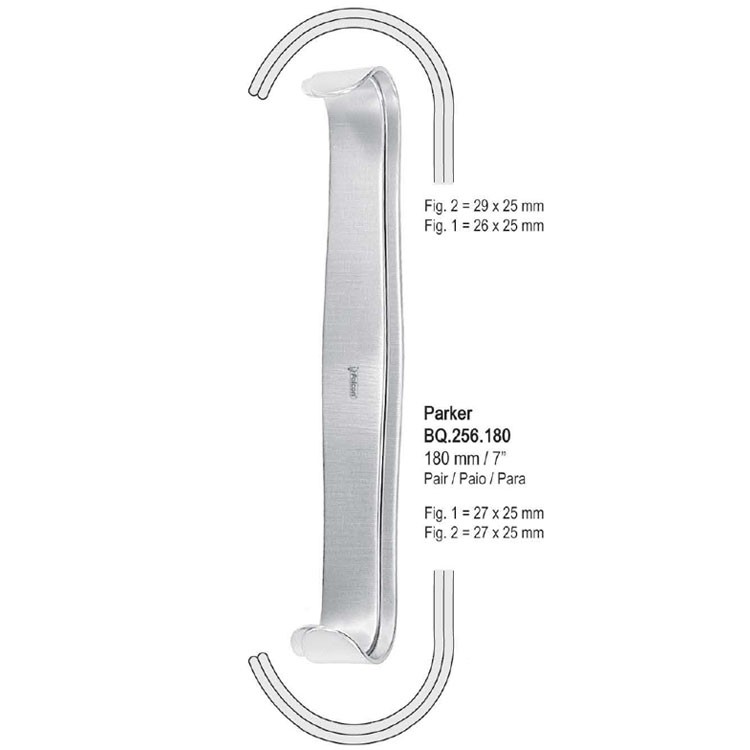 Retractor Parker DE 180mm (Pair)