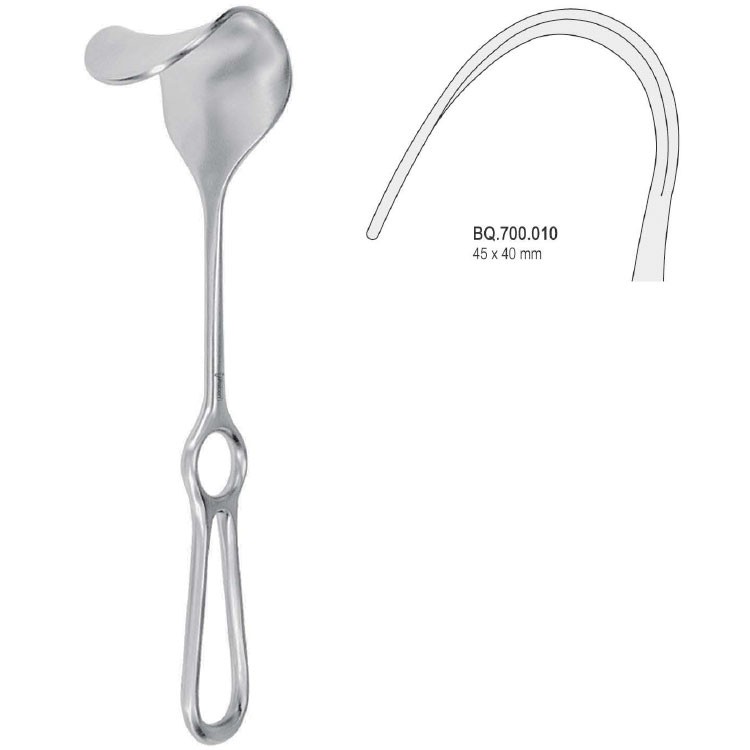 Retractor Fritsch 45x40mm, 240mm 