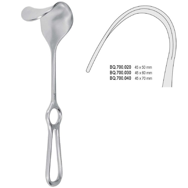 Retractor Fritsch 45x60mm, 240mm 