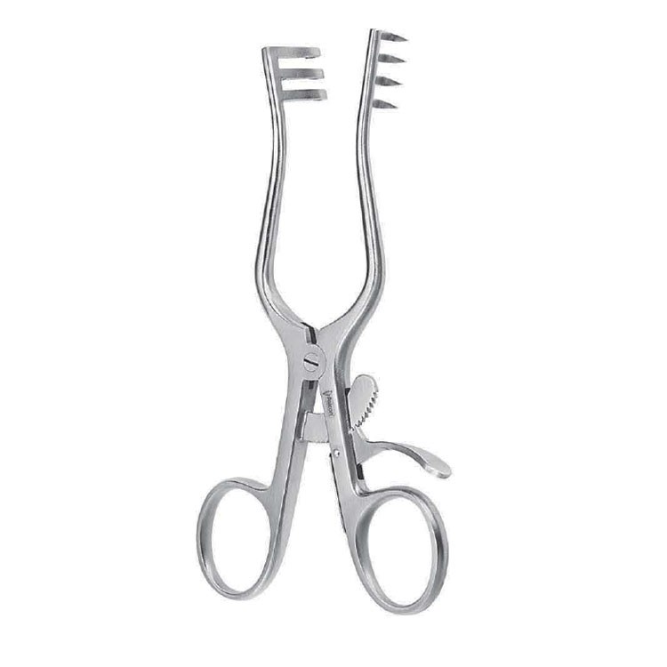Retractor SR Weitlaner sharp 3x4th 135mm