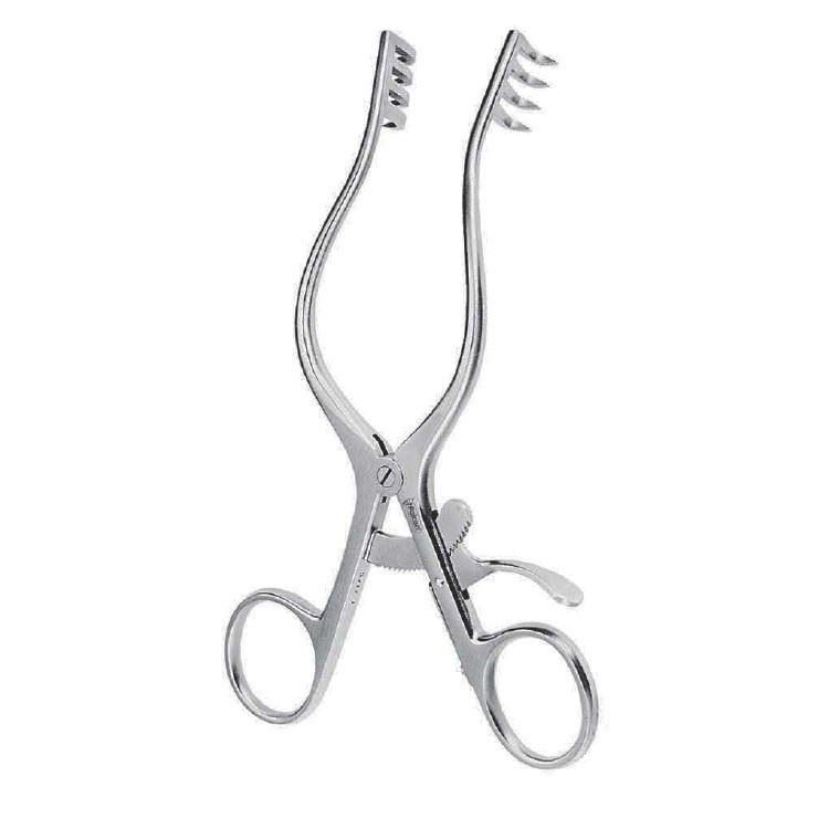 Retractor SR Mollison sharp 4x4th 155mm