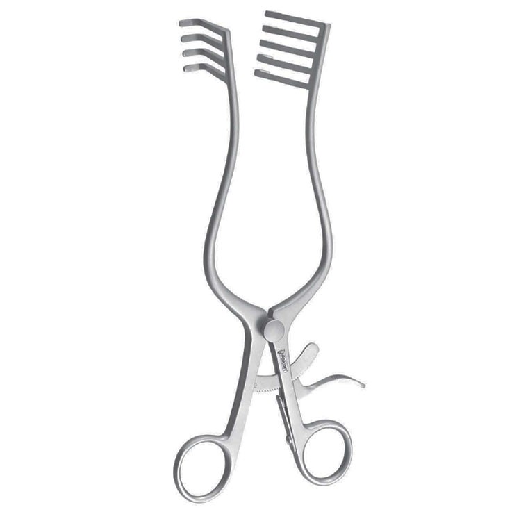 Retractor SR Norfolk and Norwich blunt 4x5th 220mm