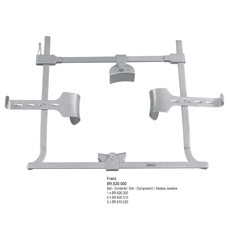 Retractor SR abdominal Franz spare blade only 38x60mm