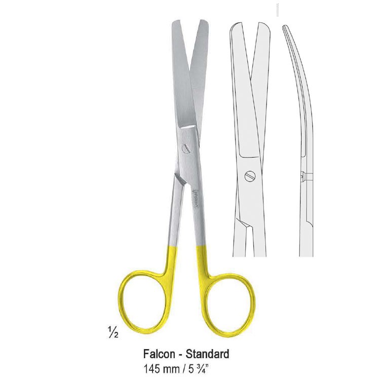 Falcon-Cut Scissors Falcon-Standard bl/bl curved 145mm