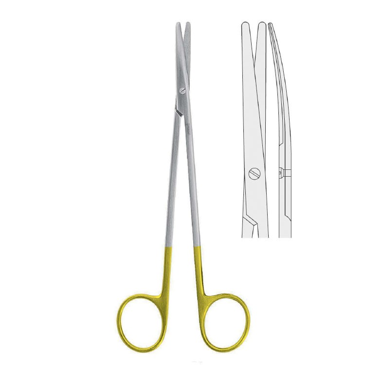 Falcon-Cut Scissors Metzenbaum-Nelson curved 280mm 