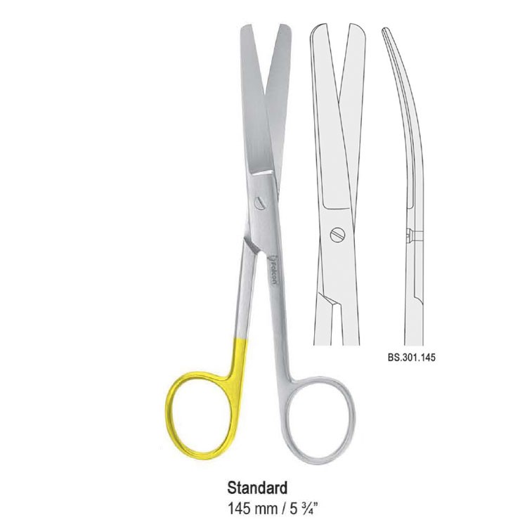 Super-Cut Scissors Standard bl/bl curved 145mm