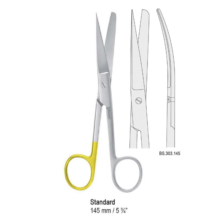 Super-Cut Scissors Standard bl/sh curved 145mm