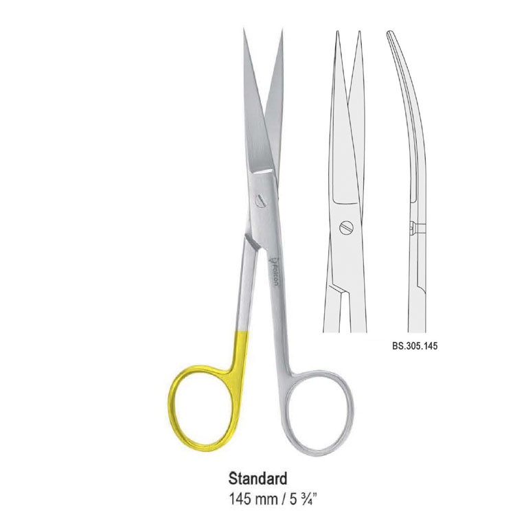Super-Cut Scissors Standard sh/sh curved 145mm