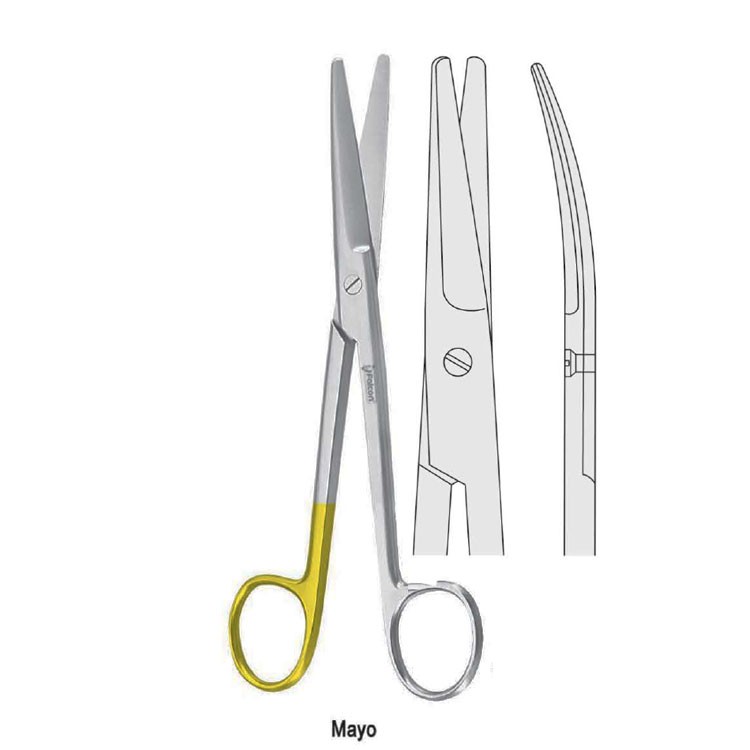 Super-Cut Scissors operating Mayo curved 170mm