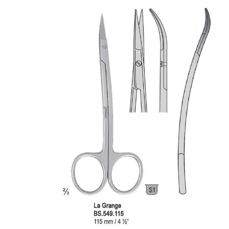 Scissors La Grange S-Shape 115mm